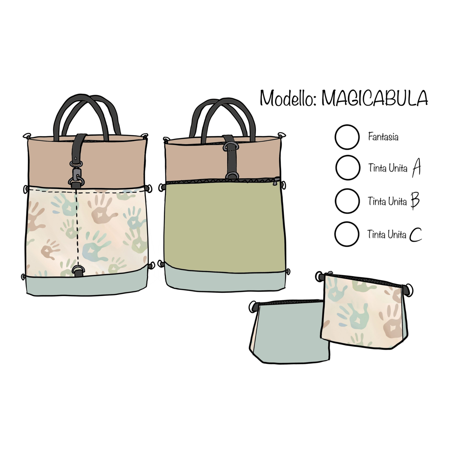 MAGICABULA S - Borsa/zaino