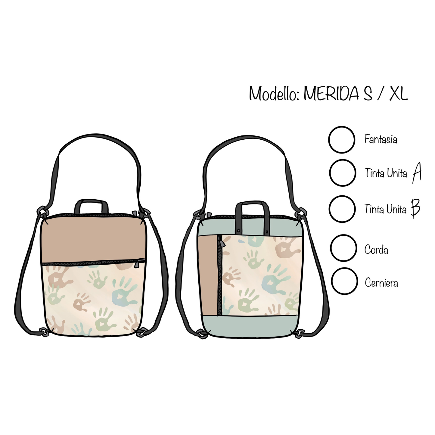 MERIDA - Borsa/zaino