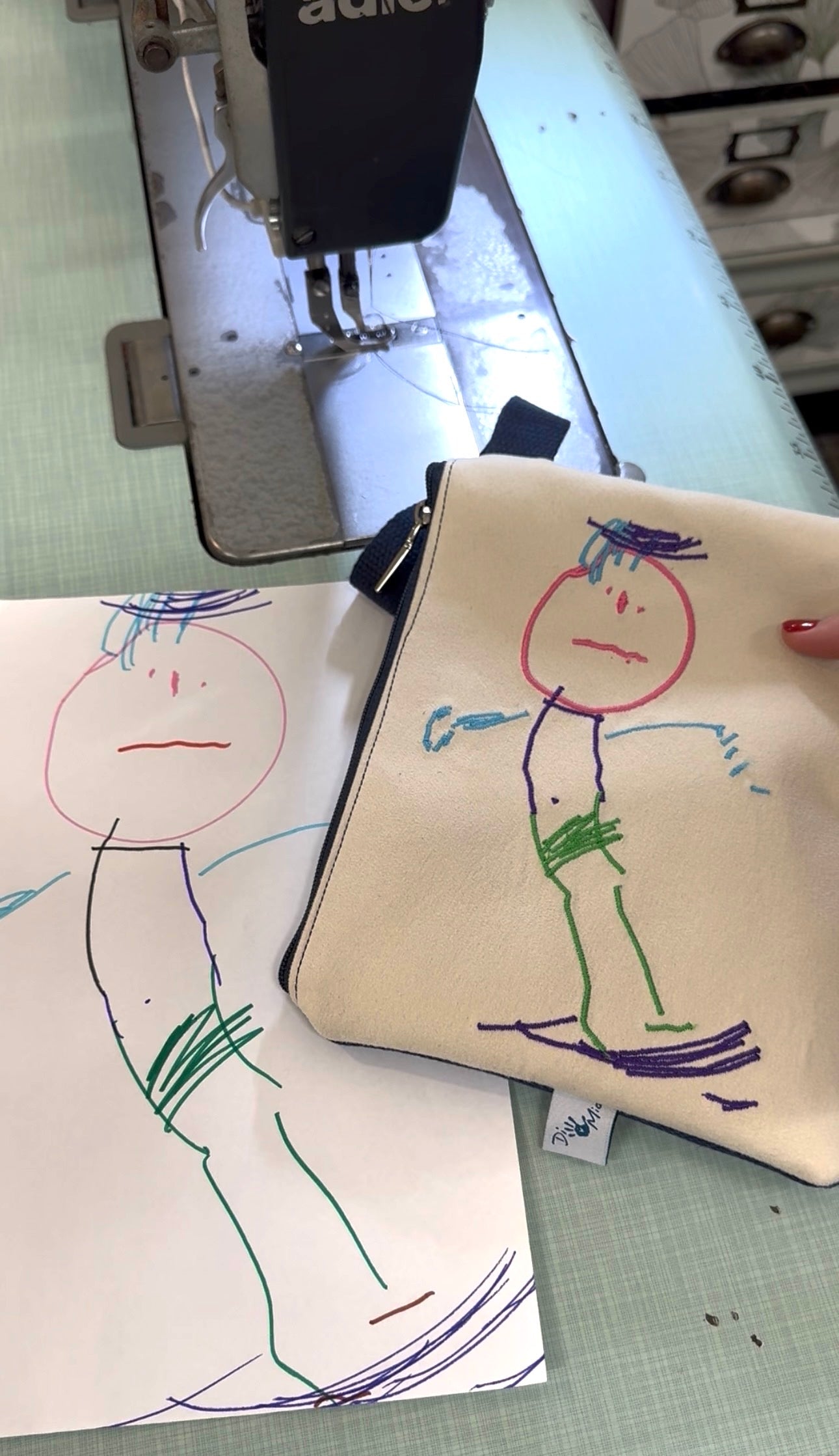 "MAMMA TI DISEGNO LA BORSA"
