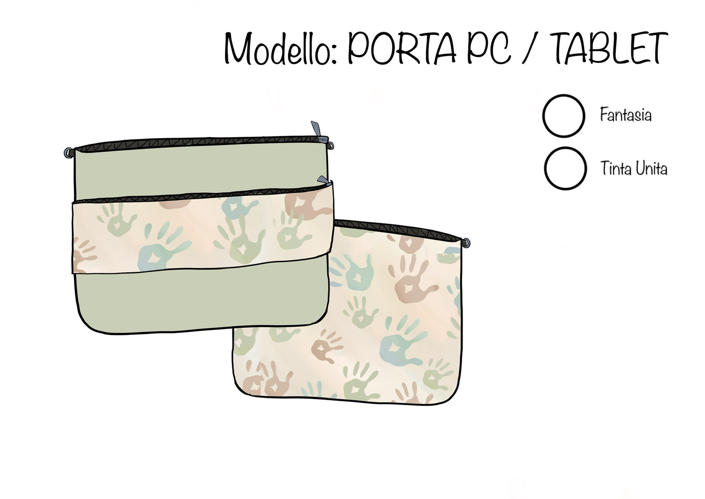 Porta PC/tablet su misura - POLLICIno